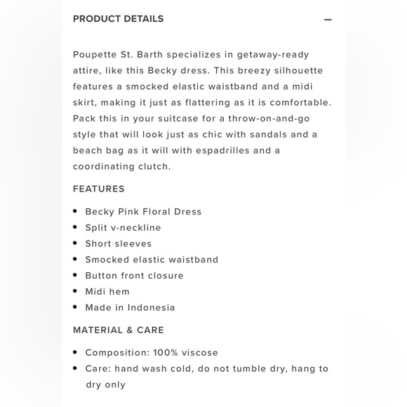 Poupette St. Barth Becky Pink Floral Dress - Picture 8 of 9